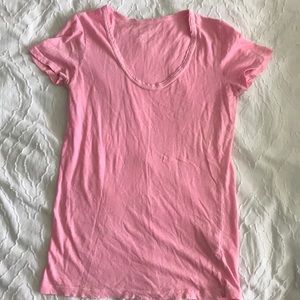 J crew vintage cotton pink tee